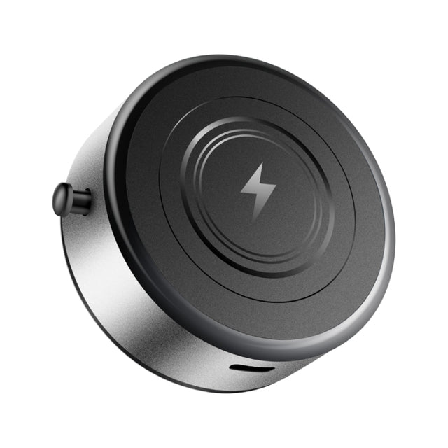 AIMITE M8 Car Wireless Charger Phone Holder Vacuum Suction Cup Strong Magnetic Support Bracket(Silver)