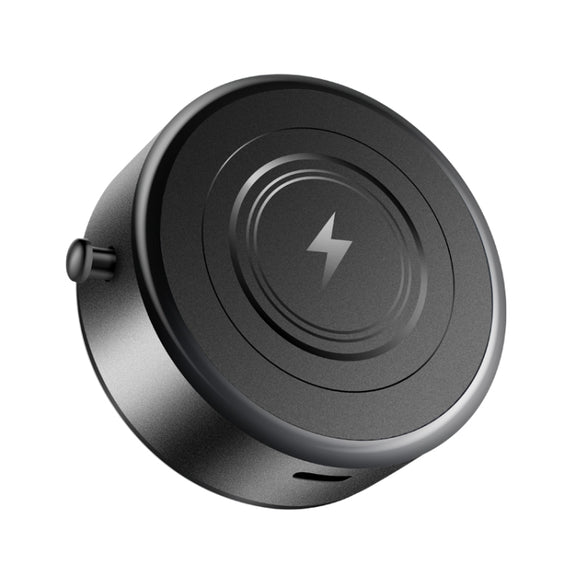 AIMITE M8 Car Wireless Charger Phone Holder Vacuum Suction Cup Strong Magnetic Support Bracket(Tarnish Black)