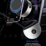 AIMITE X11 Car Vacuum Adsorption Cell Phone Magnetic Holder Universal Adjustable Navigation Support Bracket(Black Ordinary Model)