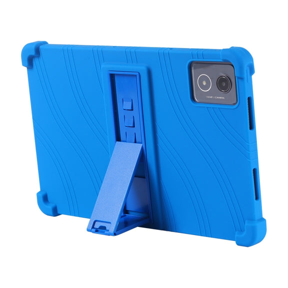 For Lenovo Tab K11 Plus Shockproof Silicone Tablet Protective Case With Holder(Rose Red)