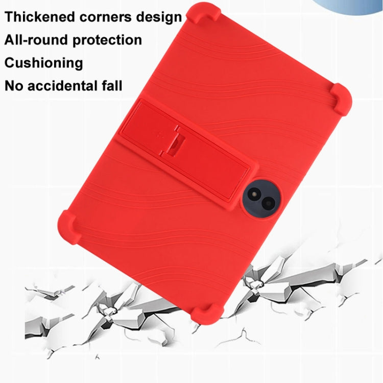 For TCL TAB 11 FE Shockproof Silicone Tablet Protective Case With Holder(Blue)