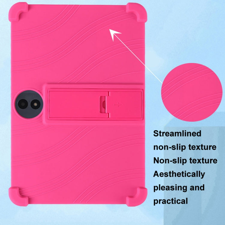 For TCL TAB 11 Gen 2 Shockproof Silicone Tablet Protective Case With Holder(Blue)