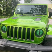 1pair Beast Eyes Headlight Decorative Stickers Off-Road Vehicle Front Lights Stereo Decals, Style: 6