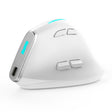 ZELOTES F36 9-Keys Vertical Grip Ergonomic Programming Dual Bluetooth + 2.4G Wireless Mouse(White) - Wireless Mice by ZELOTES | Online Shopping South Africa | PMC TechLife | Buy Now Pay Later Mobicred
