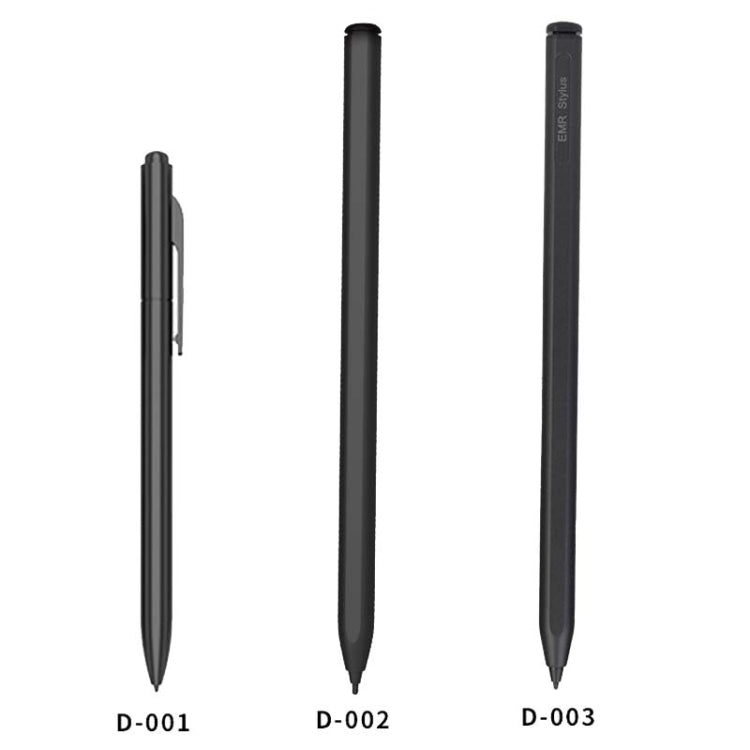 4096 Grade Pressure Sensitive EMR Stylus, Style: D-001 Pen Clip+5 POM Tips+1 Pen Clip