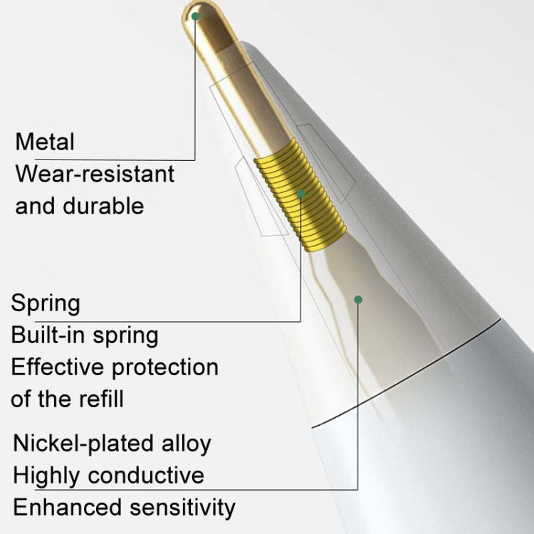 For Apple Pencil Series Replacement Nibs Modified Nibs, Style: 4.0 Extended White Shell Silver Tip