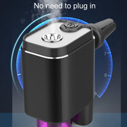A26 Intelligent Car Air Vent Essential Oil Aromatherapy Diffuser Deodorizing Spray Scent Extender(Red)