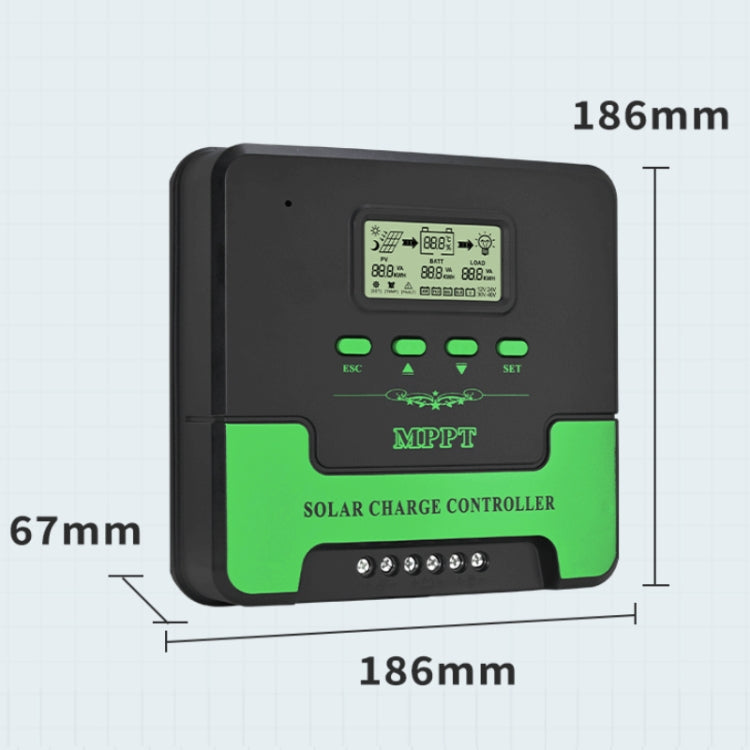 12V/24V 30A MPPT Smart Solar Charge Controller, Model: CM-D30