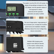 12V/24V 50A MPPT Intelligent Lighting Identification Solar Controller, Model: CM-D50