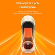 E68 1200W PTC Ceramic Heating Desktop Heater Smart Electric Heater, Plug: UK Plug(Standard Model)