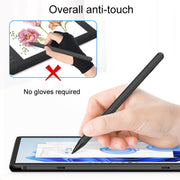 For Microsoft Surface Pro/Go/Laptop/Book Anti-Touch Handwriting Capacitive Pen(Silver)
