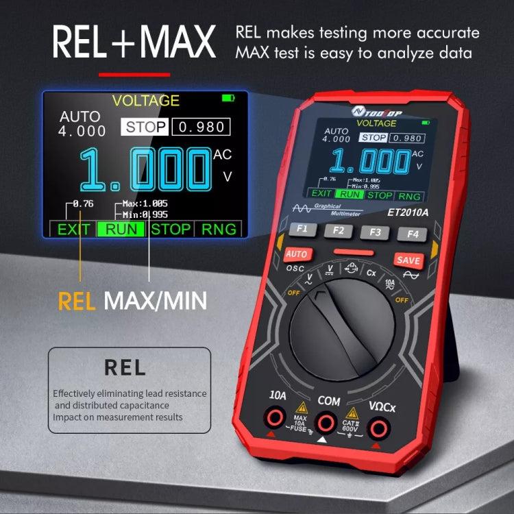 TOOLTOP 2 In 1 DIY Oscilloscope Mini Multimeter