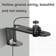 Metal Telescopic Adjustable PTZ Projector Wall Mount Bracket(Black)
