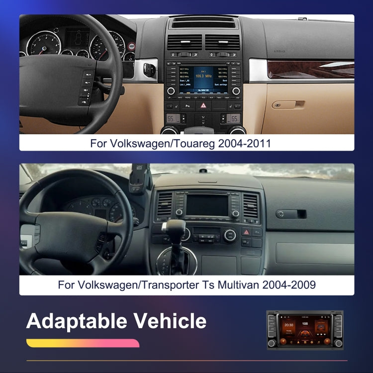 4+64G For Volkswagen Touareg 7-Inch Car WiFi Player Android 13 System Support CarPlay/Android Auto With AHD Camera and Mic