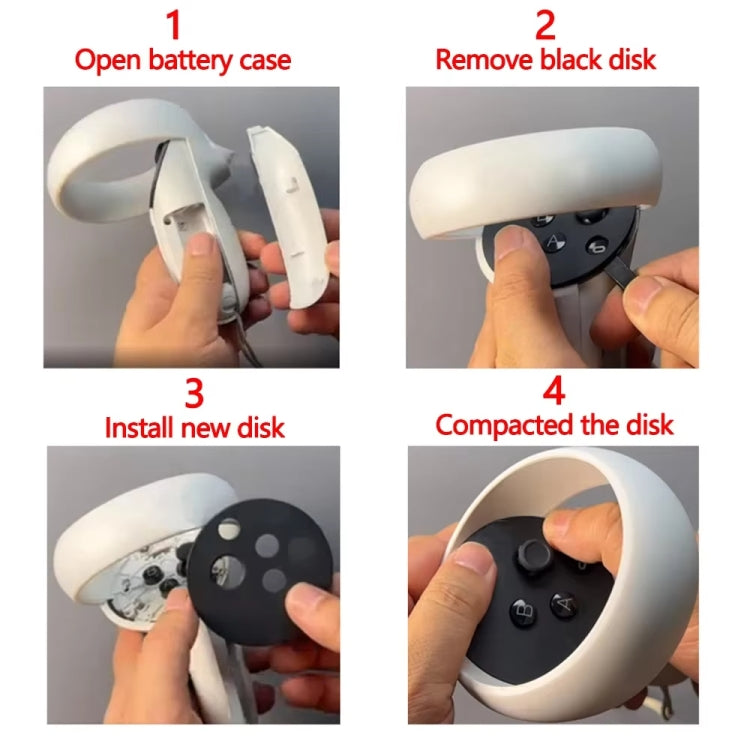 For Meta Quest 2 Repair Parts Left Handle Grip Shell
