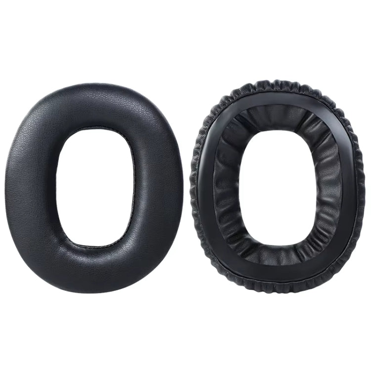 For Xiaomi Headset Easy Edition 2pcs Sponge Cover Earphone Leather Case(Black)