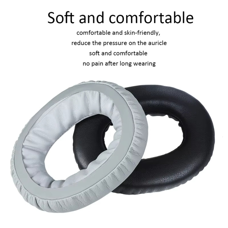 For Xiaomi Headset Easy Edition 2pcs Sponge Cover Earphone Leather Case(Black)