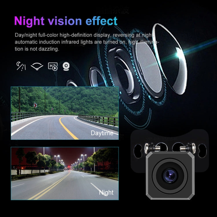 11.26 Inch 2-Split Streaming Media Rearview Mirror Front And Rear Dual Camera Recorder