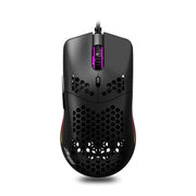 ZELOTES C7 7-buttons RGB Lighting Hollow Computer Office Wired Mouse(Black)