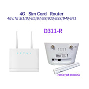 D311-R 4G CPE SIM Card Mobile Wireless Router Antenna Detachable, EU Plug