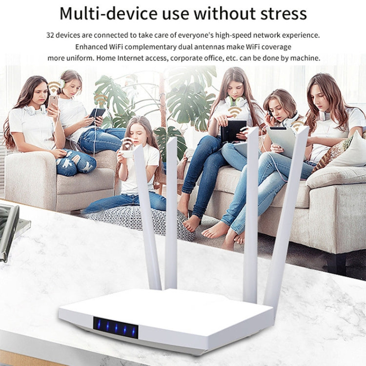 4G Wireless SIM Card Router 4G Hotspot Sharing Mobile CPE Full Netcom, EU Plug(������)