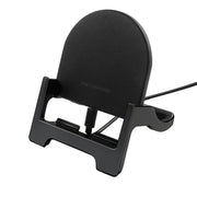 15W Desktop Vertical Cell Phone Wireless Charging Stand(Black)