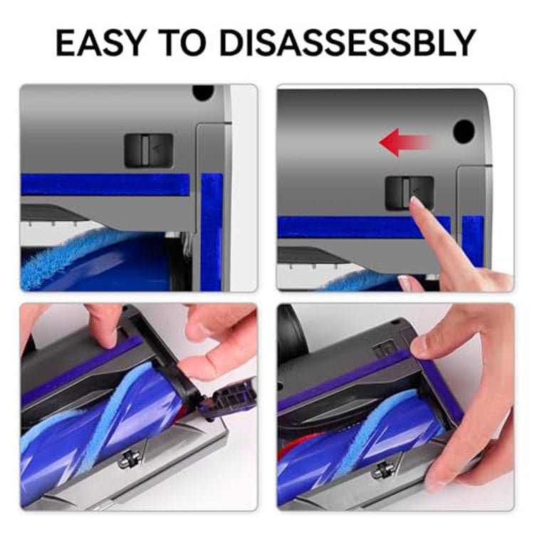 For Dyson V6  Full Range Dust Display Direct Drive Brush Head Vacuum Cleaner Accessories