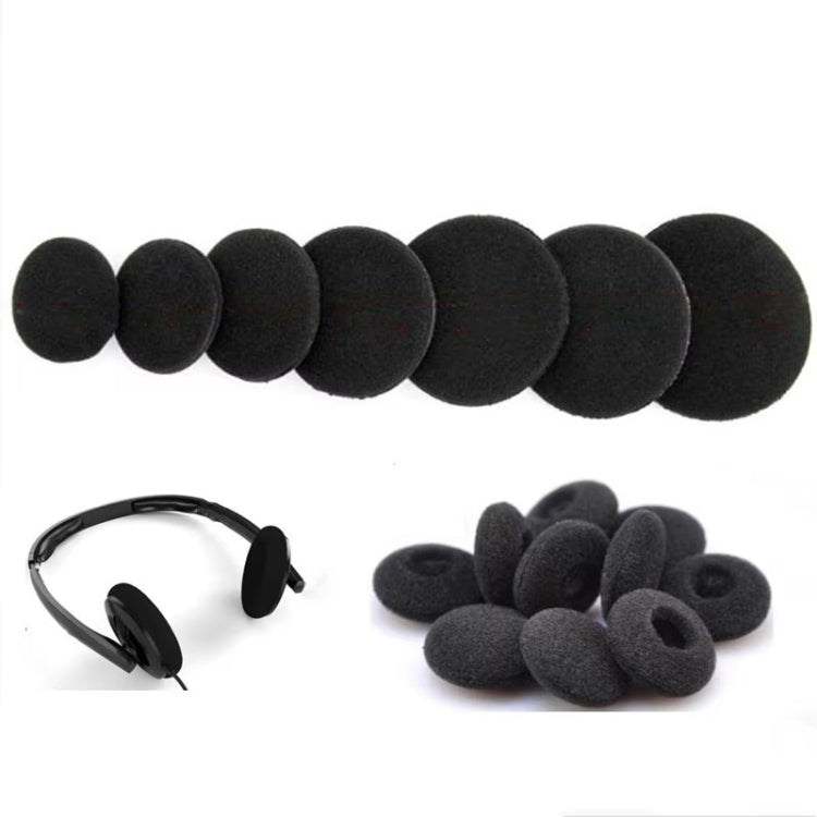10pcs Sponge Ear Pads For Headphones Replacement Cushions 60mm