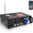 AV-298BT 300W+300W Hi-Fi Stereo Amplifier Bluetooth Home Audio Karaoke Digital Amplifier US Plug -  by PMC TechLife | Online Shopping South Africa | PMC TechLife | Buy Now Pay Later Mobicred