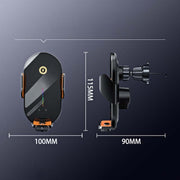 C3 Car Infrared Sensor Auto Opening And Closing Wireless Charging Cell Phone Holder(Black)