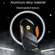 C3 Car Infrared Sensor Auto Opening And Closing Wireless Charging Cell Phone Holder(Black)