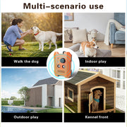 Ultrasonic Bark Stopper Anti-barking Dog Training Device With 3 Modes(Orange)