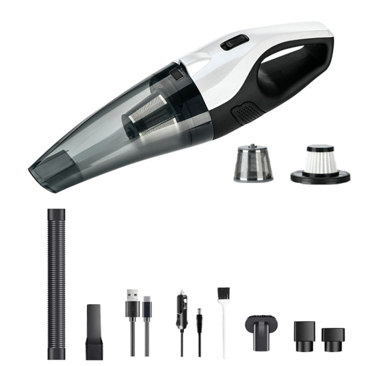 Car Handheld Portable Vacuum Cleaner With Strong Suction, Specifications: Wired + Charging 7.4V