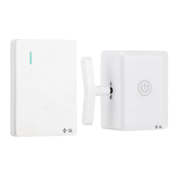 HanPai Intelligent Remote Control Home Use No Wiring Lazy Lights Off Tool(RF Model White)