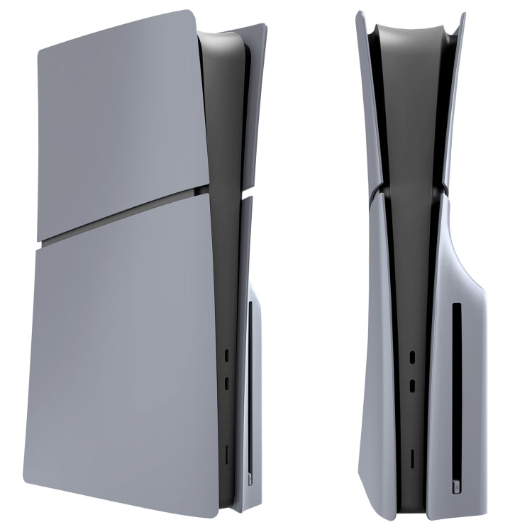 For PS5 Slim Replacement Faceplate Shell Detachable Protective Case, Model: Disc Edition Gray