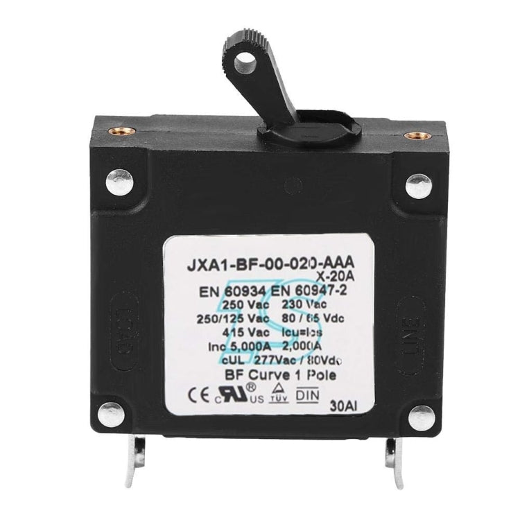 80V DC Overload Hydraulic Reset Circuit Breaker, Rated Current: 20A