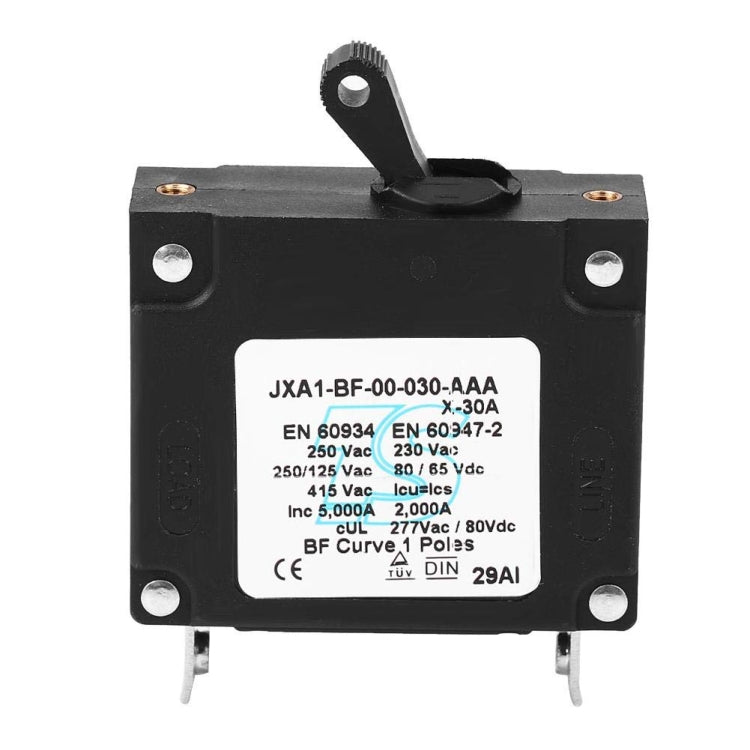 80V DC Overload Hydraulic Reset Circuit Breaker, Rated Current: 30A