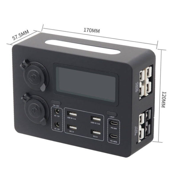 12V Car Mini Power Box Multi-Function USB Charger(AOS9313)