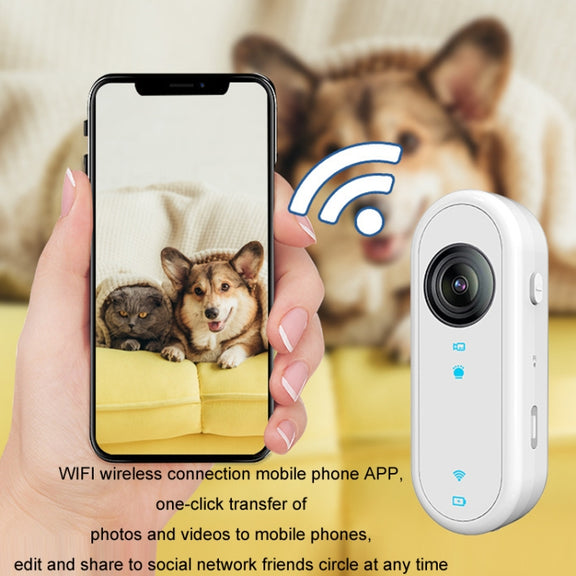 HD Outdoor Portable Pet Recorder Cycling Sports Camera, Specifications: With Silicone Collar
