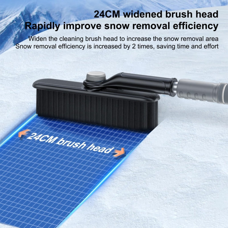 Multifunctional Car Defrosting Snow Shovel, Color: White Boxed