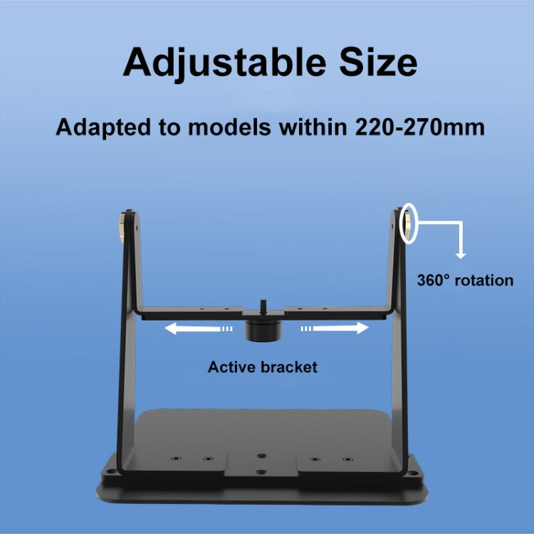 Punch-free Desktop Metal Adjustable Projector Stand(Black)