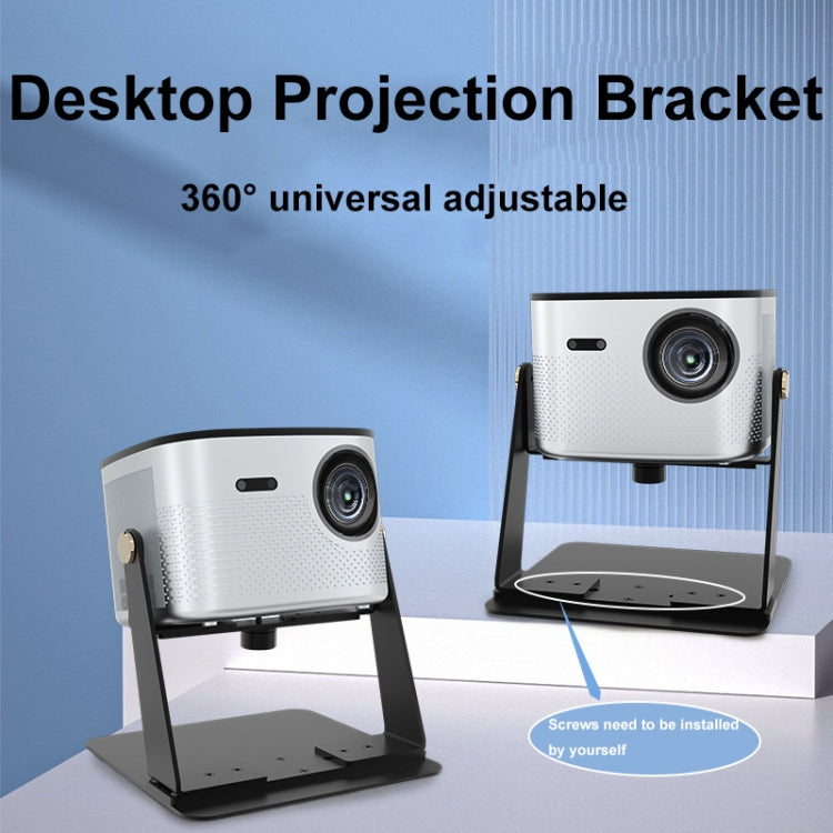Punch-free Desktop Metal Adjustable Projector Stand(Black)