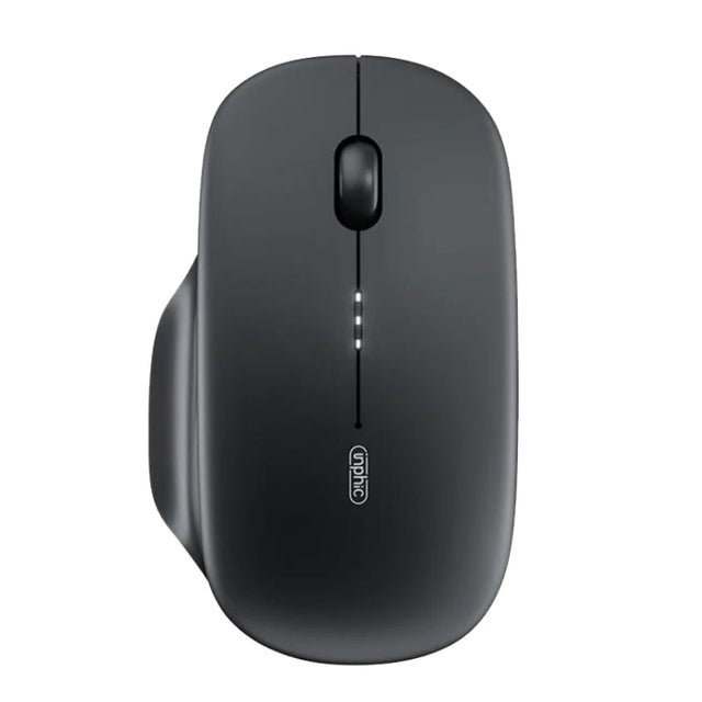 Inphic M1 2nd Generation Wireless Mice Rechargeable Mute Business Office Home Laptop Mouse, Color: 2.4G Black