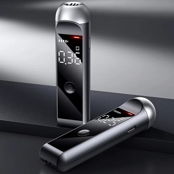 Portable Digital Alcohol Tester Breathalyzer Rechargeable Alcohol Test Tool