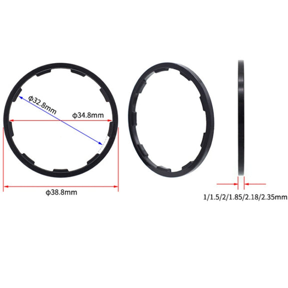 Bicycle Hub Freehub Slotted Flywheel Gasket, Size: 2.35mm