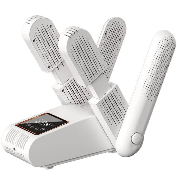 UV Antibacterial LED Touch Intelligent Constant Temperature Shoe Dryer, Spec: EU Plug(White)