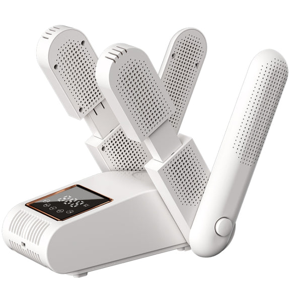 UV Antibacterial LED Touch Intelligent Constant Temperature Shoe Dryer, Spec: US Plug(White)
