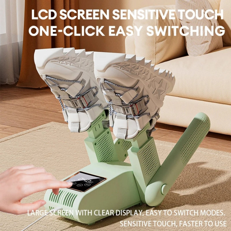 UV Antibacterial LED Touch Intelligent Constant Temperature Shoe Dryer, Spec: US Plug(White)