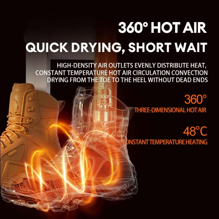 UV Antibacterial LED Touch Intelligent Constant Temperature Shoe Dryer, Spec: US Plug(Green)