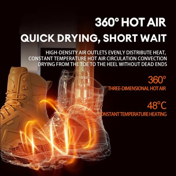 UV Antibacterial LED Touch Intelligent Constant Temperature Shoe Dryer, Spec: US Plug(Green)